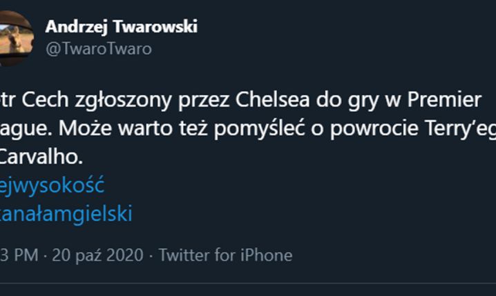 Pomysł Andrzeja Twarowskiego na wzmocnienie obrony Chelsea! :D